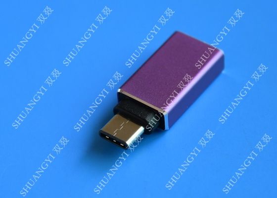 Porcellana Tipo 5X/6P micro USB metallo porpora USB C - USB A 3,0 di nesso di MacBook di C fornitore