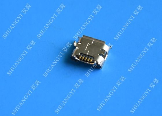 Porcellana Connettore impermeabile di USB del porto del supporto del PWB di 5 Pin SMT micro, connettore femminile del micro B USB fornitore