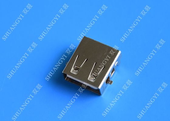 Porcellana IMMERSIONE 180 connettore di carico di Pin USB dell'incavo di Jack di grado 4, tipo femminile di USB 2.0 di 15mm un connettore fornitore